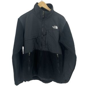 The North Face Men’s Black Fleece Zip Up Jacket Snow Ski Warm Size Medium
